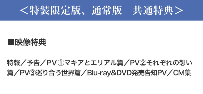 ＜特装限定版、通常版　共通特典＞