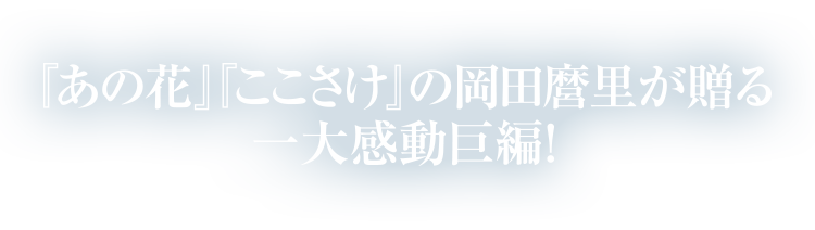 『あの花』『ここさけ』の岡田磨理が贈る一大感動巨編!